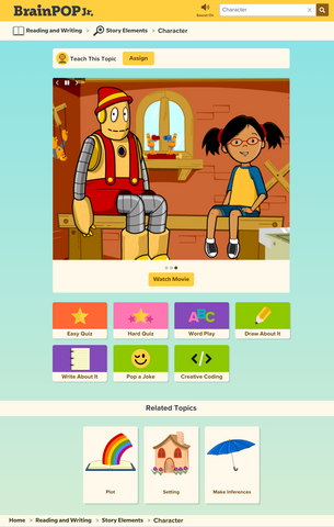 English @ BrainPOP Jr.