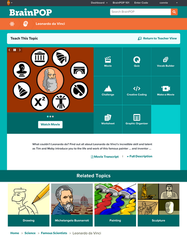 Arts and Music @BrainPOP.com