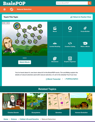 Biology @BrainPOP.com