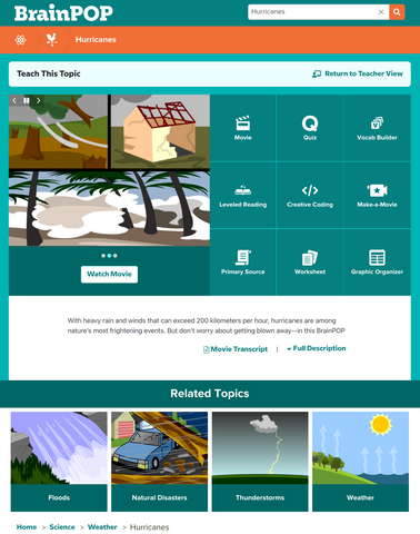 Geography @BrainPOP.com