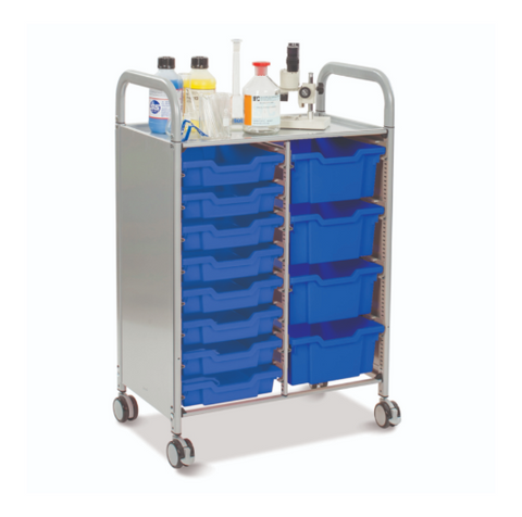 Callero Plus Double Trolley 8 Shallow & 4 Deep Trays
