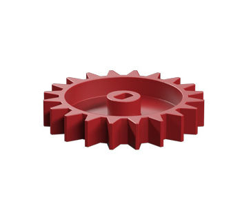 Clip chain wheel T20, red