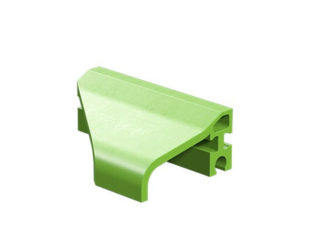 Left side panel, silver/ green/ yellow