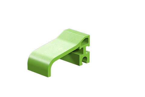 Extension side panel, silver/ green