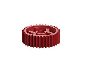 Clamping ring for rope drum, red