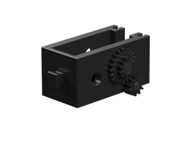Motor reducing gearbox, black