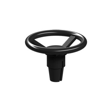 Steering wheel, black