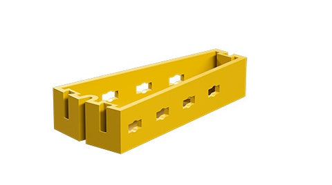 Angle girder 7,5°, yellow