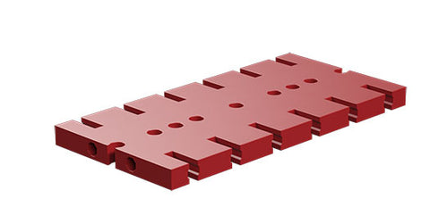 Base plate 45 x 90, red