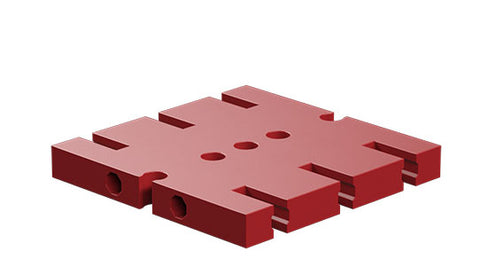 Base plate 45x45, red