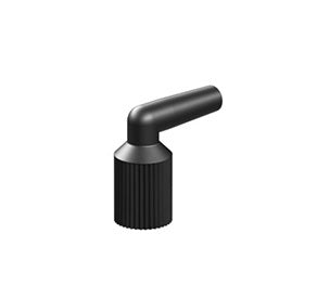 Angle connector, black