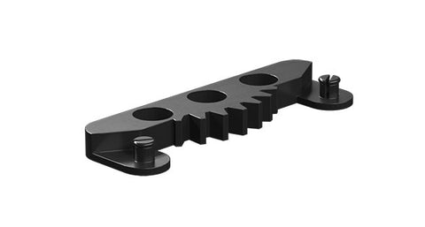 Cogged track rod, black