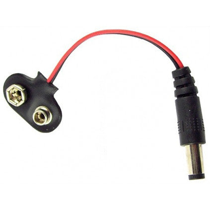 9V PP3 Battery Clip Lead to 2.1mm DC Connector