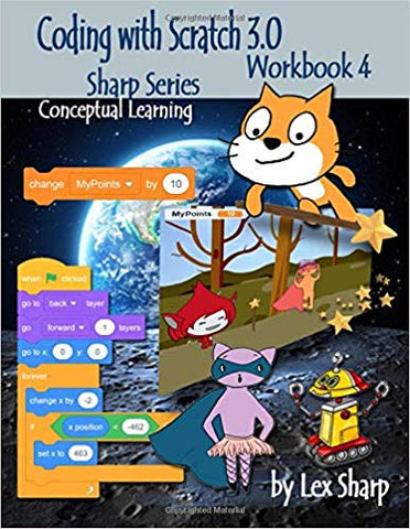 Coding with Scratch 3.0 workbook 4