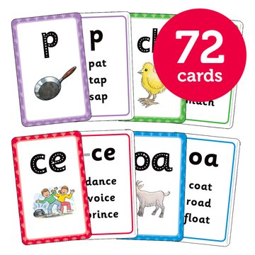 Floppy Phonics Sounds and Letters Stage 1-5 Sound and Letter Flashcards