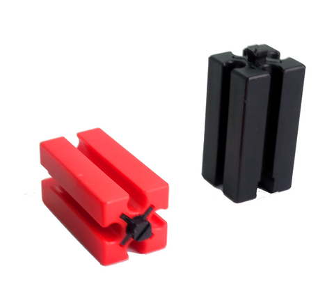 Building Block 30, red/ black/ yellow