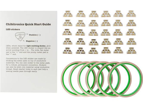 Classroom Pack of White LED Stickers