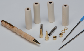 Wooden pens blank - refill set 15 pcs.