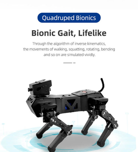 Corgi Intelligent Quadruped Bionic Robot Dog (ESP32 ,12 DOF)