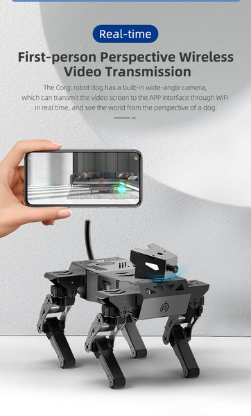 Corgi Intelligent Quadruped Bionic Robot Dog (ESP32 ,12 DOF)