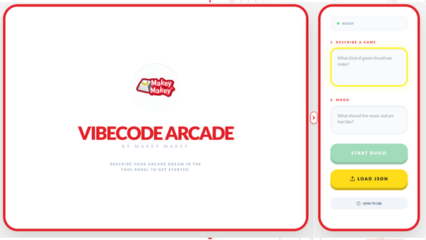 Makey Makey VibeCode Arcade (Beta)