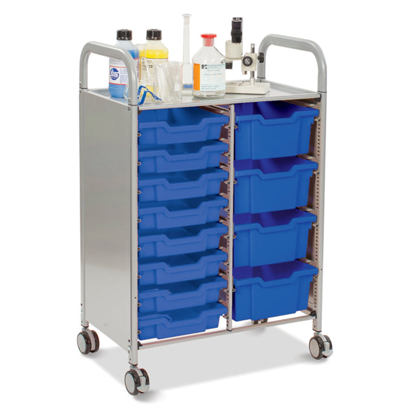 Callero Plus Double Trolley 8 Deep Trays