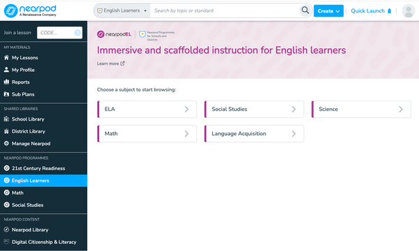Nearpod EL (English Learners)