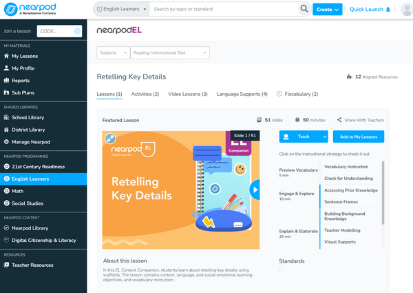 Nearpod EL (English Learners)