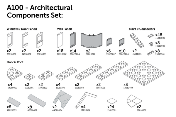 Arckit 100 sqm. Architectural Model Building Kit