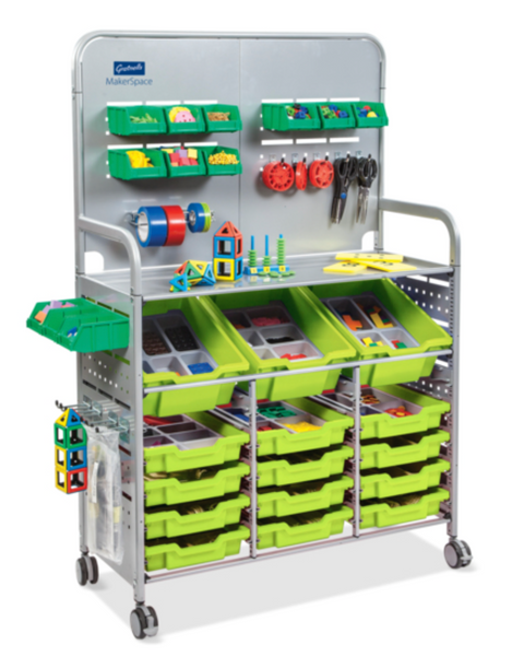 Callero  MakerSpace Trolley 3 Deep & 12 Shallow Trays