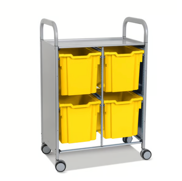 Callero Plus Double Trolley 4 Jumbo Trays