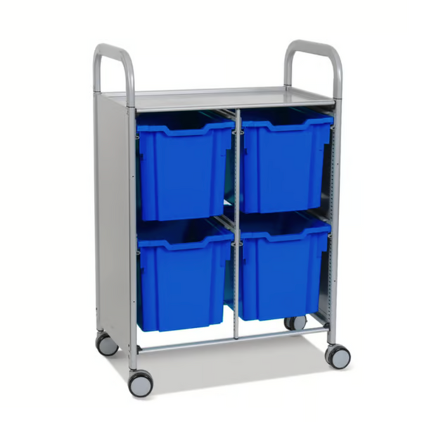 Callero Plus Double Trolley 4 Jumbo Trays