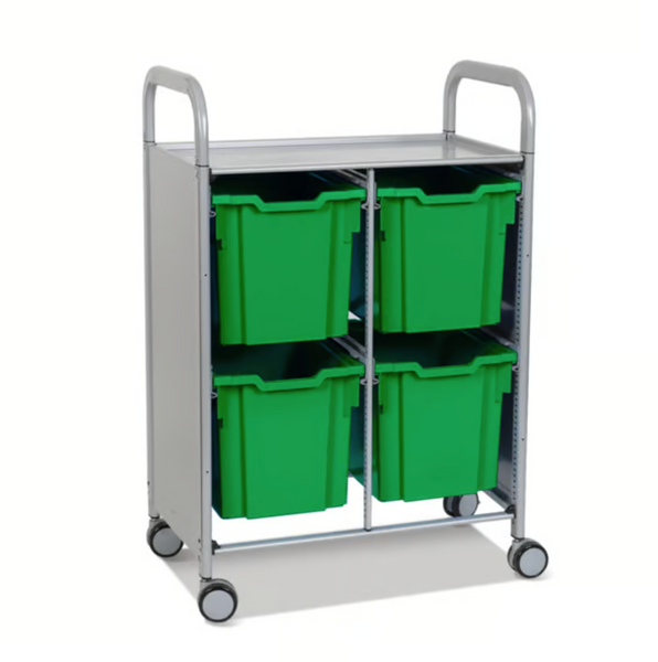 Callero Plus Double Trolley 4 Jumbo Trays