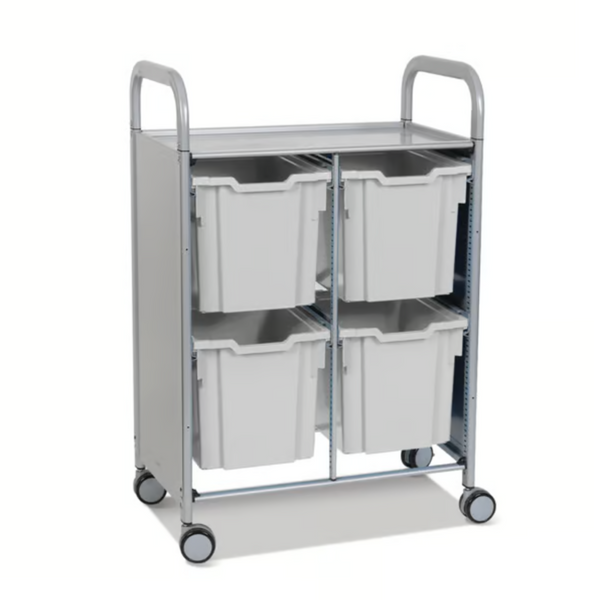 Callero Plus Double Trolley 4 Jumbo Trays