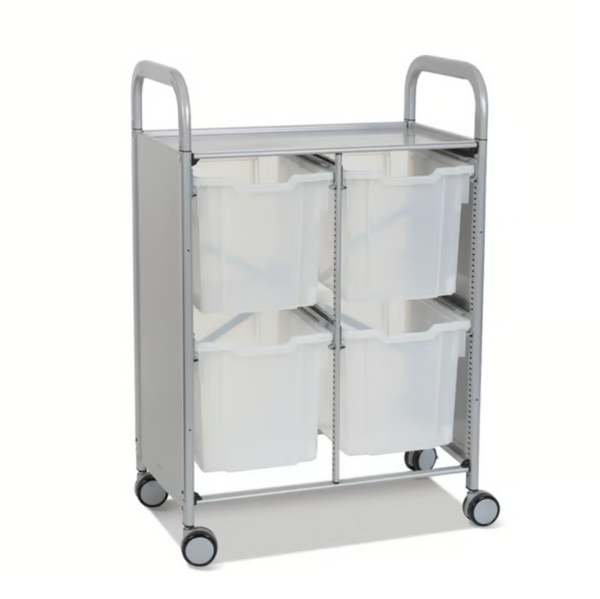 Callero Plus Double Trolley 4 Jumbo Trays