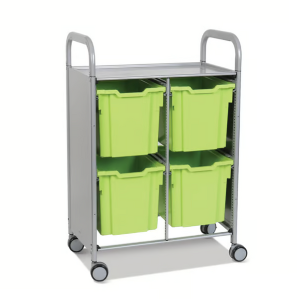 Callero Plus Double Trolley 4 Jumbo Trays
