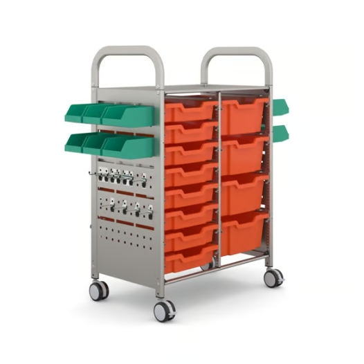 Callero STEAM Double Trolley 8 Shallow & 4 Deep Trays