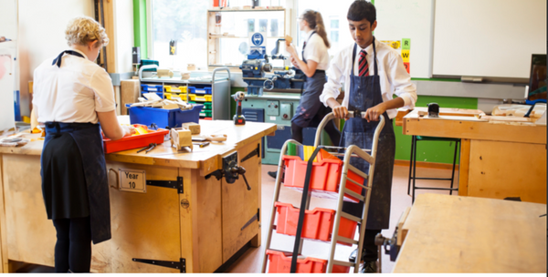 Callero Rover Trolley 3  Deep Trays