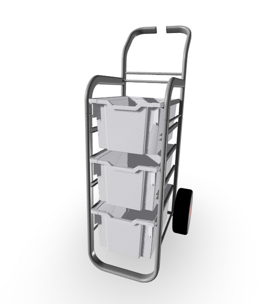 Callero Rover Trolley 3 Extra Deep Trays