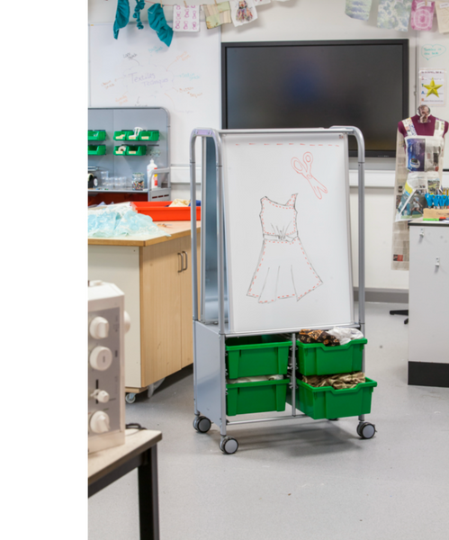 Gratnells MakerHub Trolley 4 Deep Trays