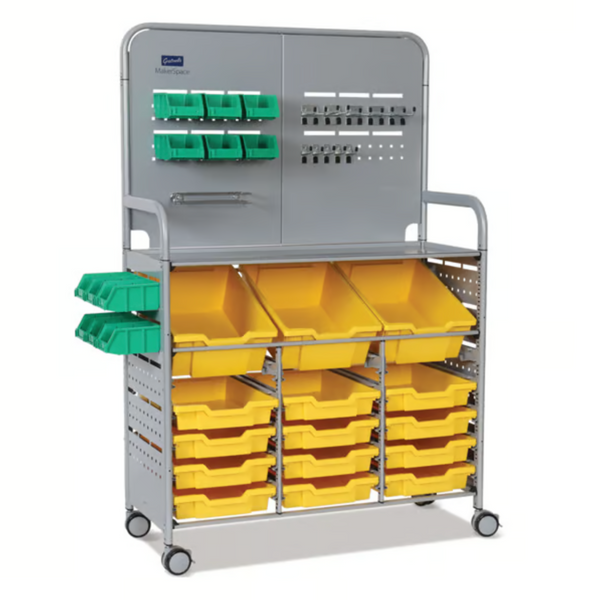 Callero  MakerSpace Trolley 3 Deep & 12 Shallow Trays
