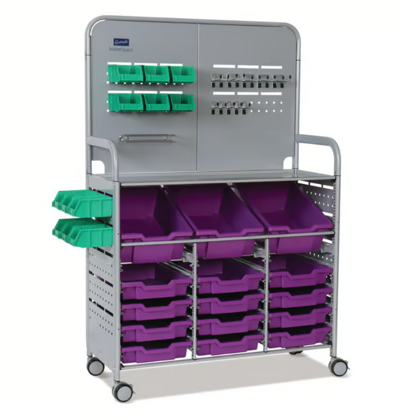 Callero  MakerSpace Trolley 3 Deep & 12 Shallow Trays