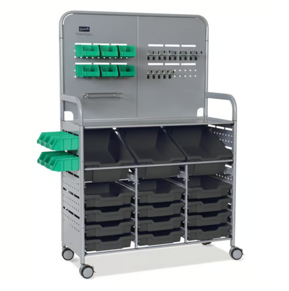 Callero  MakerSpace Trolley 3 Deep & 12 Shallow Trays