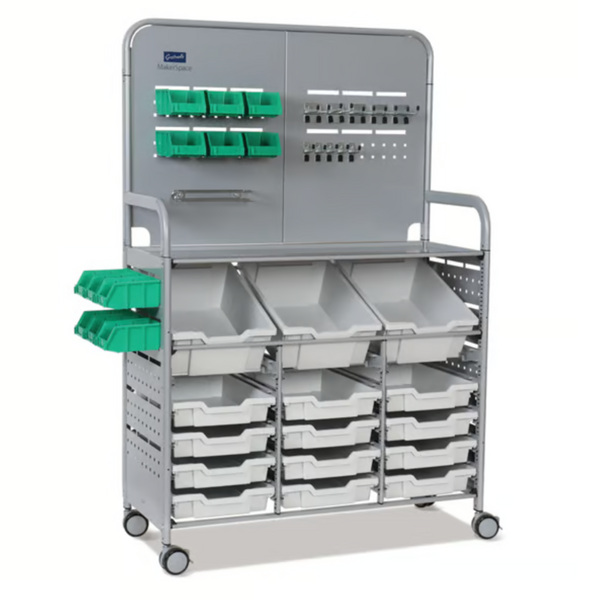 Callero  MakerSpace Trolley 3 Deep & 12 Shallow Trays