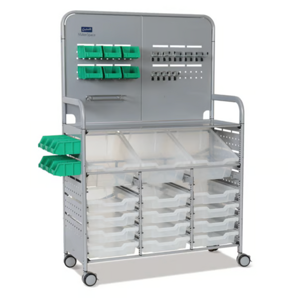 Callero  MakerSpace Trolley 3 Deep & 12 Shallow Trays
