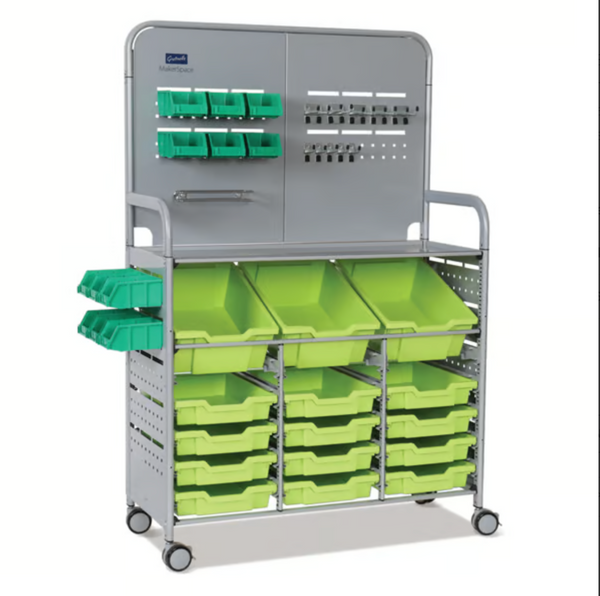 Callero  MakerSpace Trolley 3 Deep & 12 Shallow Trays