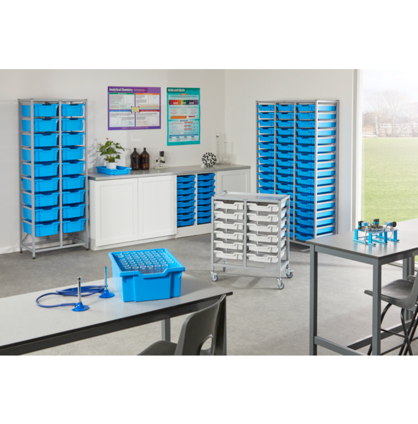 Deep Tray With Rails Standard F2 Deep Tray (pack of 20) – ETC Educational Technology ...