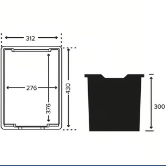 Standard F3 Jumbo Tray (pack of 9)