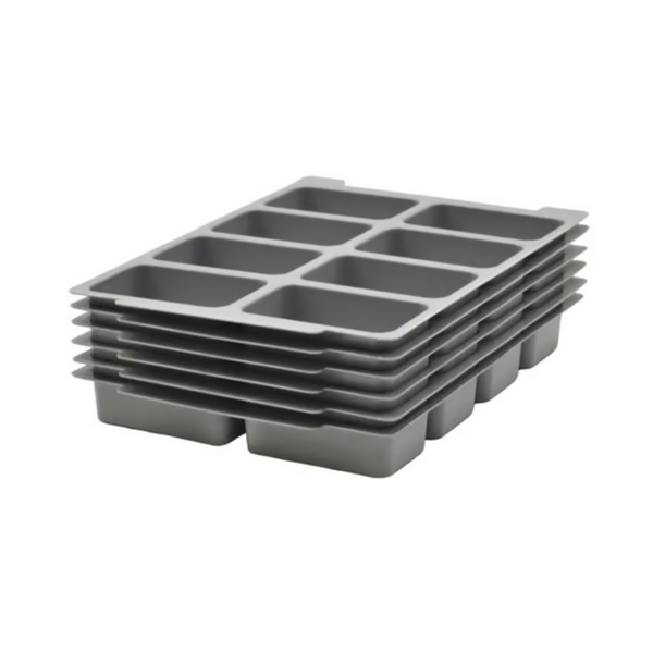 Standard Shallow Moulded Insert 8 Sections - Pack of 6 – ETC ...