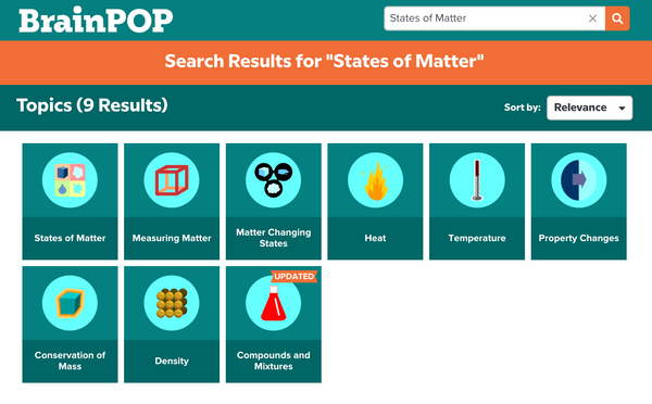 Chemistry @BrainPOP.com